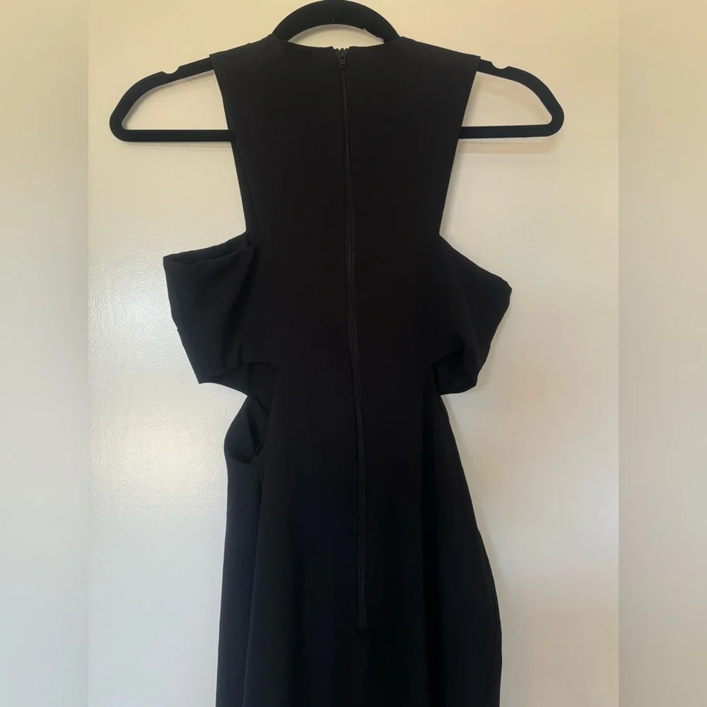 Vesper 247 - Black Maxi High Slit Dress - Picture 7 of 7